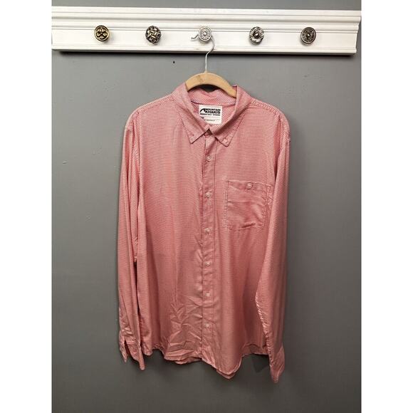 Mountain Khakis Other - Mountain Khakis Shirt Men Large Coral Plaid Vented‎ Hiking Outdoor Button Up